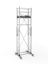 Купить Алюминиевая вышка-тура ПРОФИ 2х13, H=6м