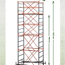 Вышка-тура TeaM ВСП 1.2х2.0, 6.4 м фото 5